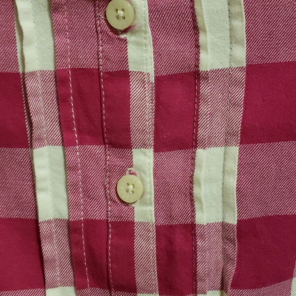 1989 PLACE PINK PLAID SHIRT SIZE5/6 S - Picture 3 of 8